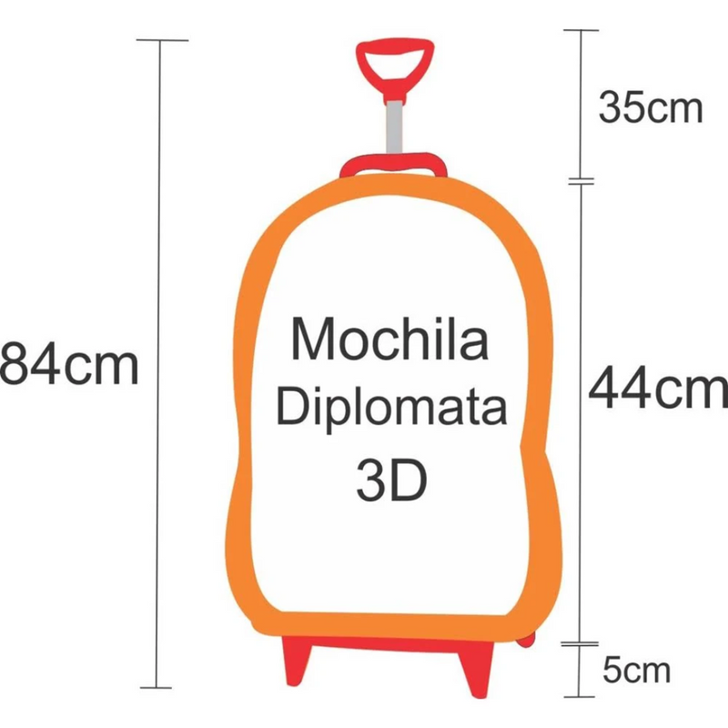 Mochila 3d De Rodinha Carros Relâmpago Mcqueen - Loja MegaVerse