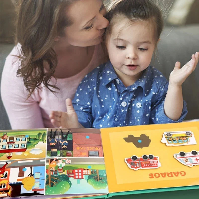 Livro Interativo Montessori Infantil Quiet Book Ofertkids  + (BRINDES SOMENTE HOJE) 😍